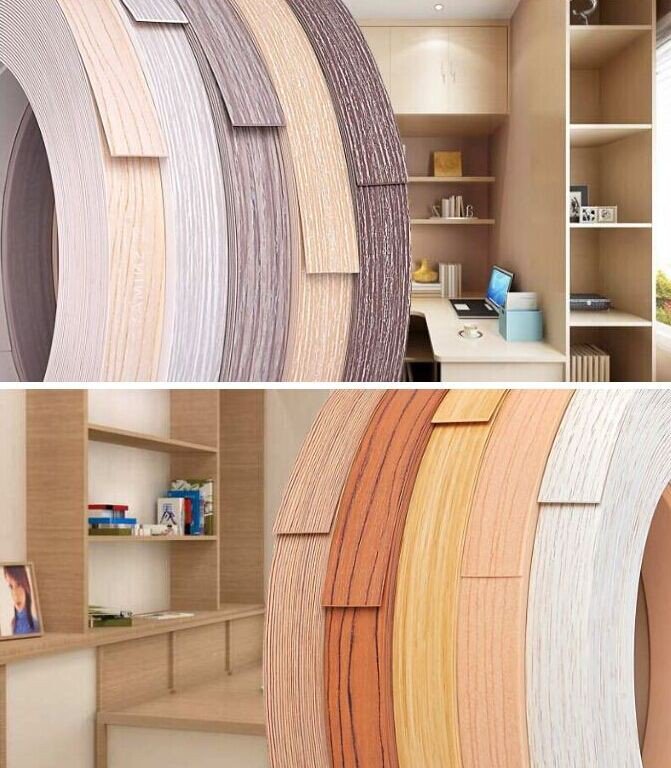 wpcdeckinghs5's tweet photo. Wood grain pvc edge banding tape, 0.4-3.0mm thickness, 12-650mm width
#woodgrainedgebanding #pvcedgebandings #edgebanding 
https://t.co/sW4xeSEowB https://t.co/fCv4JVHSNx