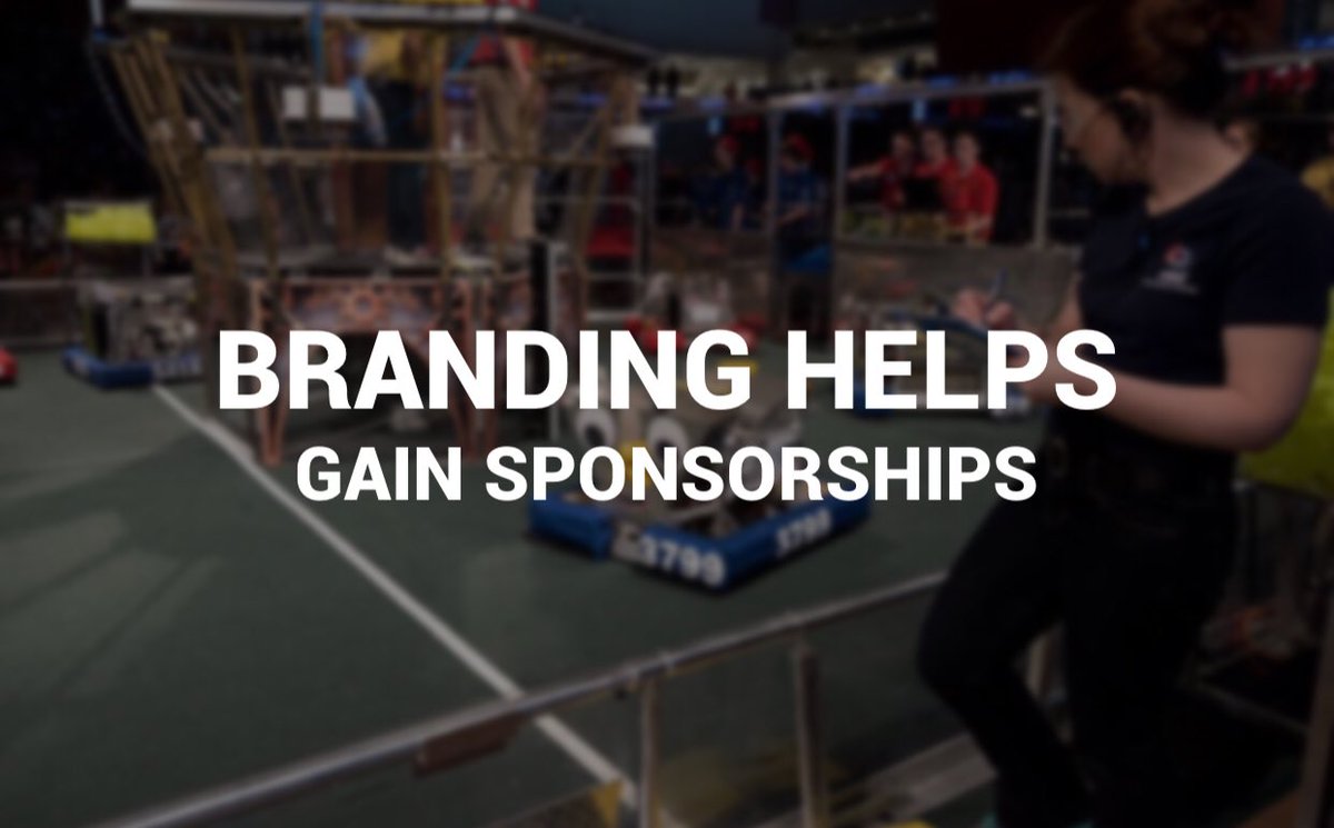 ❗️Here is a fact: branding helps gain sponsors for your #firstrobotics team. It all starts when you communicate clearly who your team is and what they do. Then, by bringing design elements in, your team can stand out and become noticed, respected, and well funded. #omgrobots.