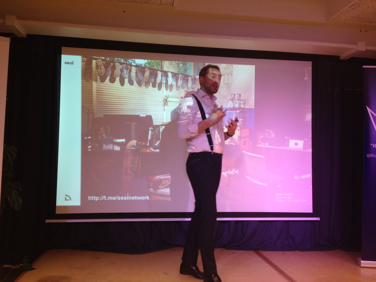 _barv_'s tweet photo. .@bartverschoor on stage talking 'bout his love for creators and #blockchain based system to fight #counterfeiting. Also a revenue & trust model for #genuine #vintage. Interesting project! #sealnetwork @BlockchainTalkz #BCT5 https://t.co/rIGS0Ptkye