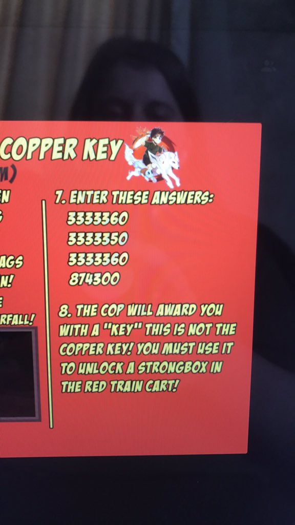 Roblox On Twitter The Copper Key Is Almost Within Your Grasp Another Clue Is In The Train For You Once Found Return To The Boys In Blue Https T Co Cqltnrgvpd