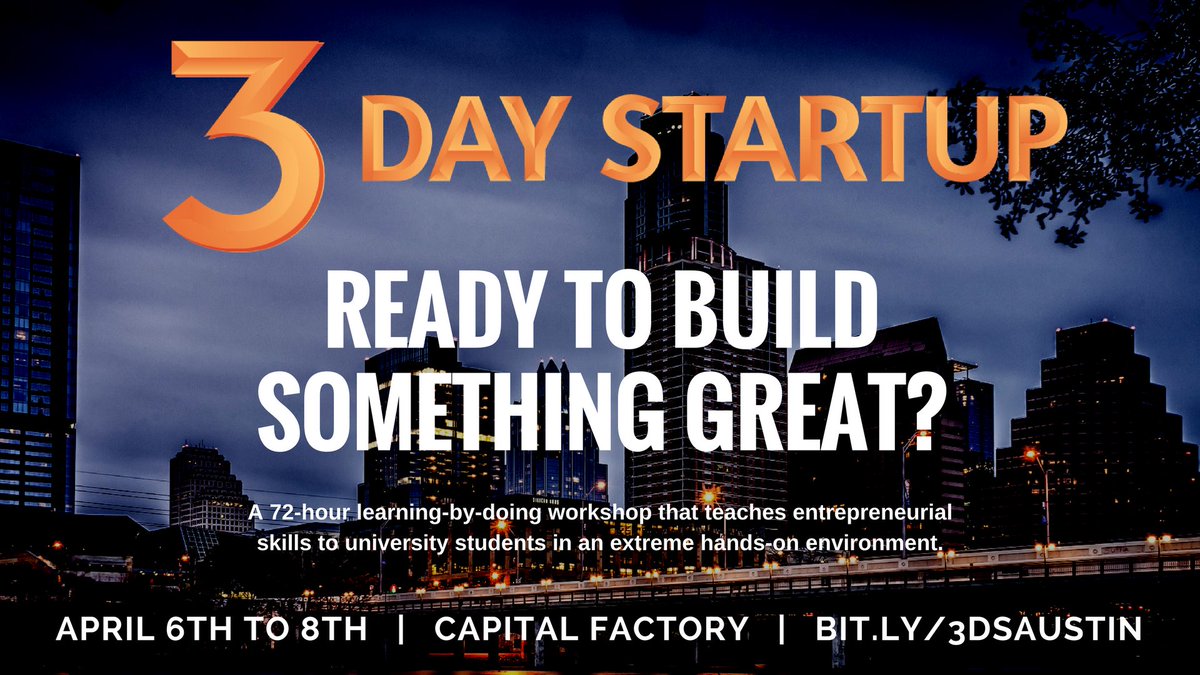 3DSATX's tweet photo. Only a few days left to apply today! https://t.co/KQpbGqJIA5 https://t.co/mbWDBKja27