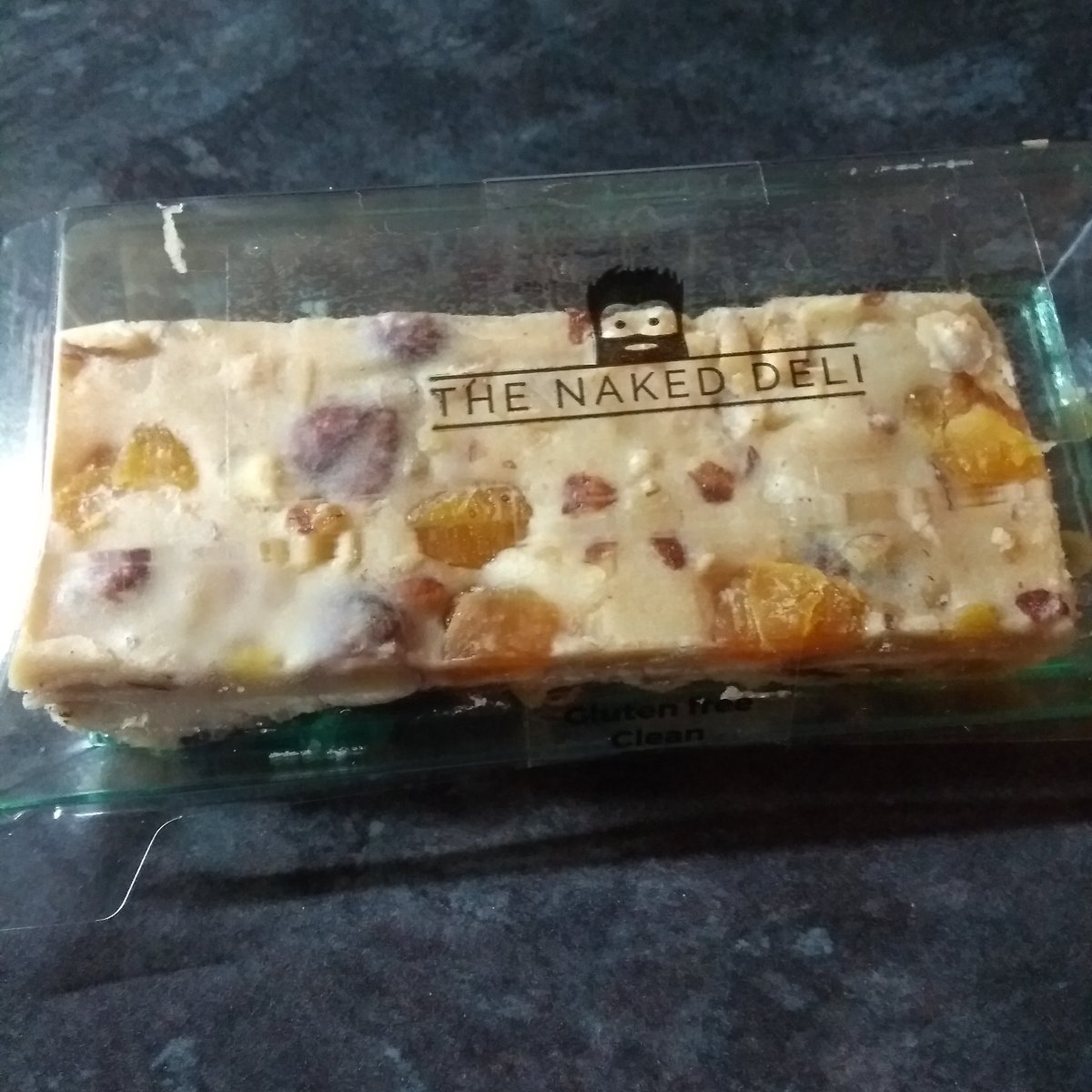 I should be on commission! My latest Naked Deli treat. This one is a white chocolate protein bar. #thenakeddeli #thenakeddeligosforth