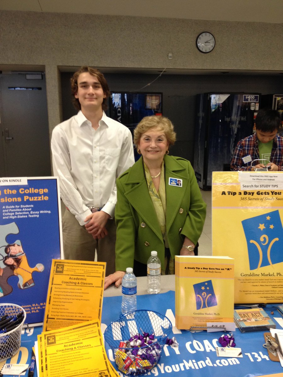 Meet me at the Ann Arbor College Fair - Stop Test Stress - Ace the SAT &amp; ACT even if you have ADHD or reading disabilities.  3/22/18 at Pioneer H.S. 6pm. #SAT #collegeprep #ADHD