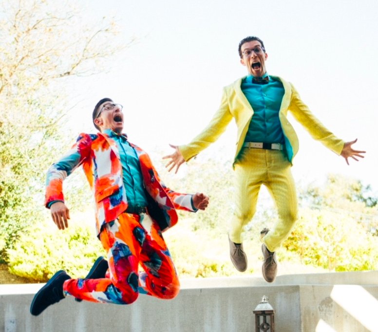 We've got the DIVINE duo behind #MichaelandMichaelareGay at <a href="/SNSTalks/">Sunday Night Sex Talks</a> THIS SAT night #StPatricksDay This photo of them expresses all our feelings on the matter Tix/info: bit.ly/2p4CFk4