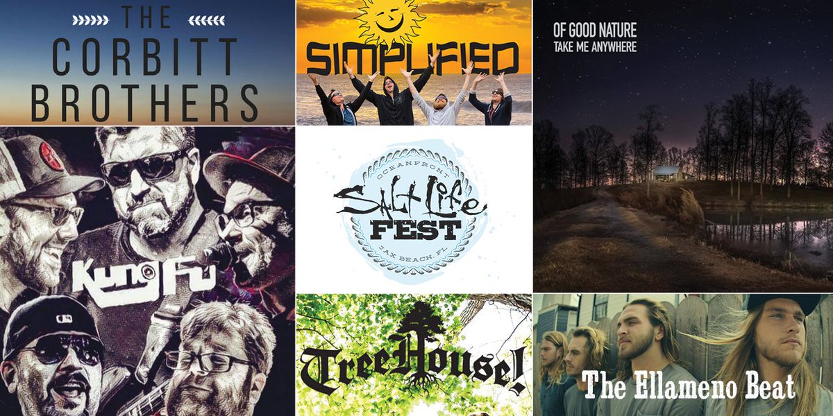 RealSaltLife's tweet photo. Are you a #SaltLifeFan? Lover of music, the beach and a great time?! If so, join us Saturday for #SaltLifeFest. Bands include @OfGoodNature , @Simplified_Band @KungFuTunes The Ellameno Beat, The Corbitt Brothers Band, and TreeHouse!! More info: https://t.co/9Gtygx4V7n https://t.co/KfkdxLG2kq