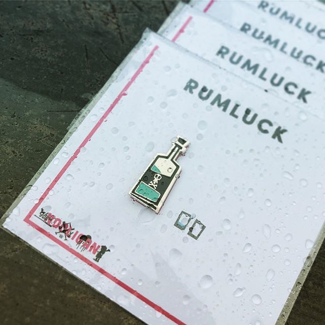 nooligan's tweet photo. #rumluck #enamelpin - shipping soon w/ rumluck v.2 <3 #nooligan https://t.co/VgYuFroa9X https://t.co/7ih4ySRvlI