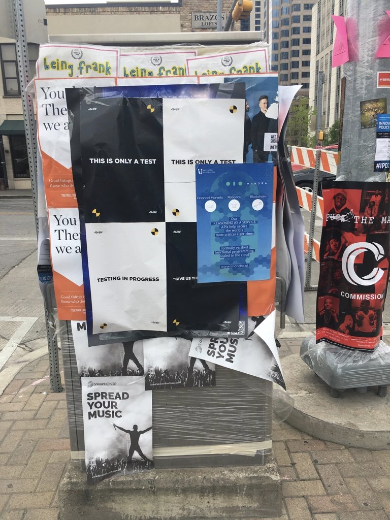 grantolney's tweet photo. Imandra sightings at SXSW 2018 - nice! @VerifiedbyAI https://t.co/QklvN5Owee