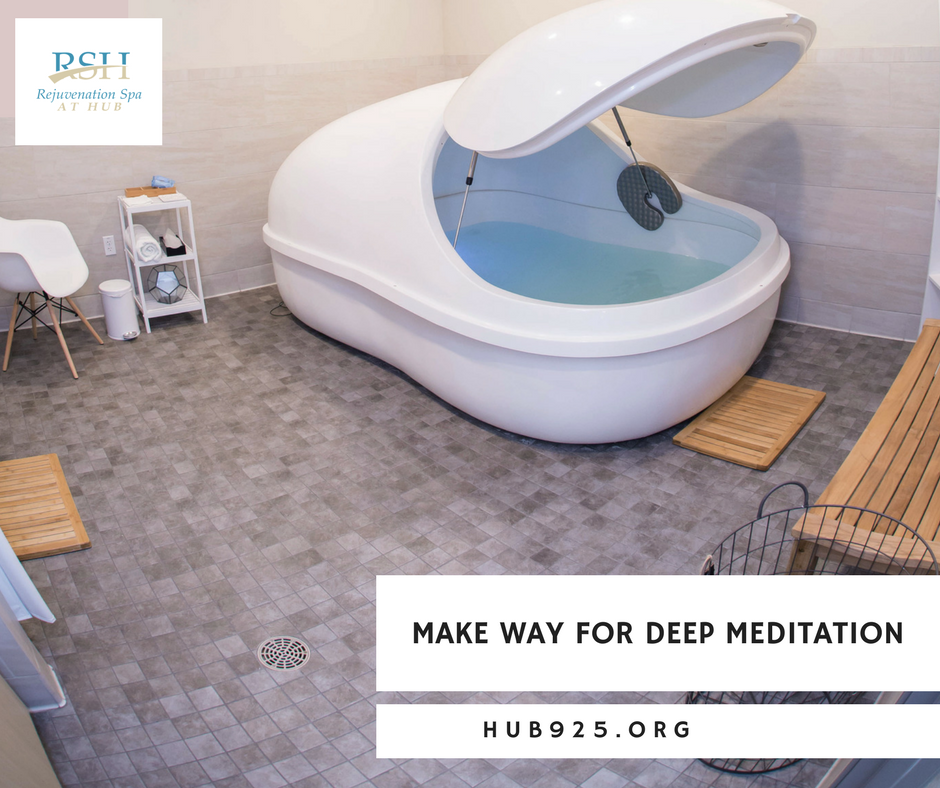 Here at Rejuvenation Spa, you can immerse yourself in complete sensory deprivation that helps your mind and body become one. Schedule your float today by calling (925) 523-3525 or email us at rejuvenation@hub925.org