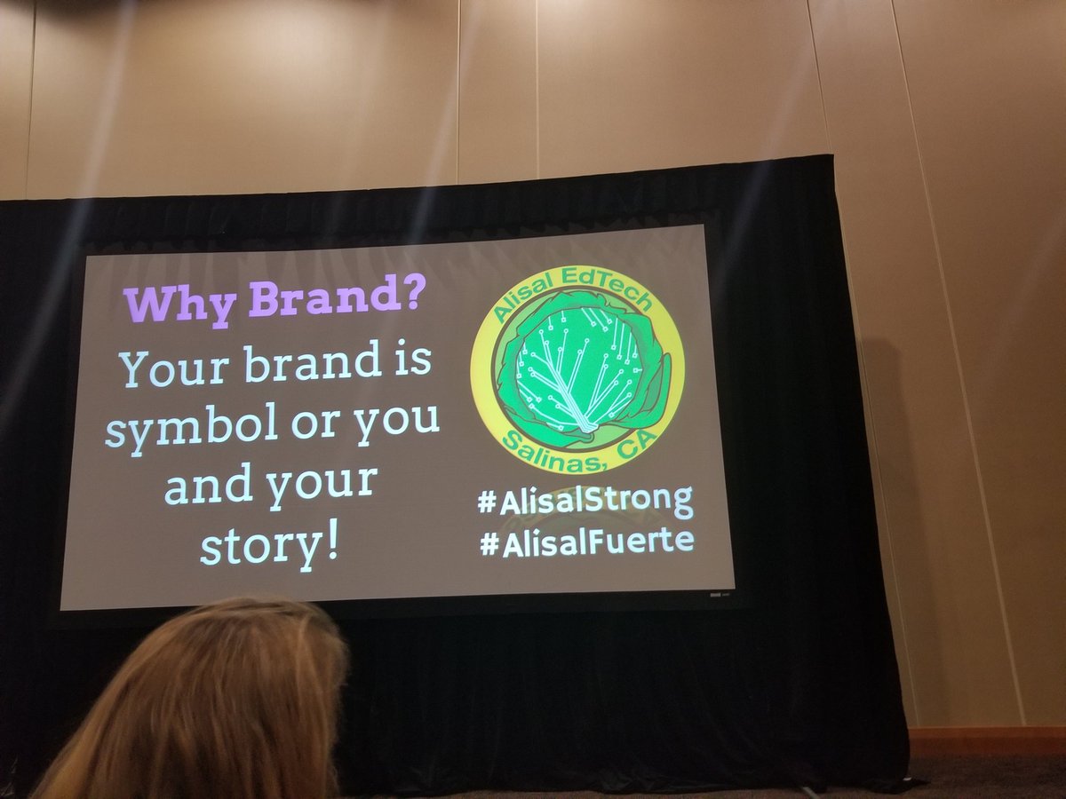 'You start to recognize our brand, you start to recognize our story.' Learning about the power of branding with @cogswell_ben @EdTechSpec & @NewImpulse the team from @alisal_edtech #cue18 #alisalstrong