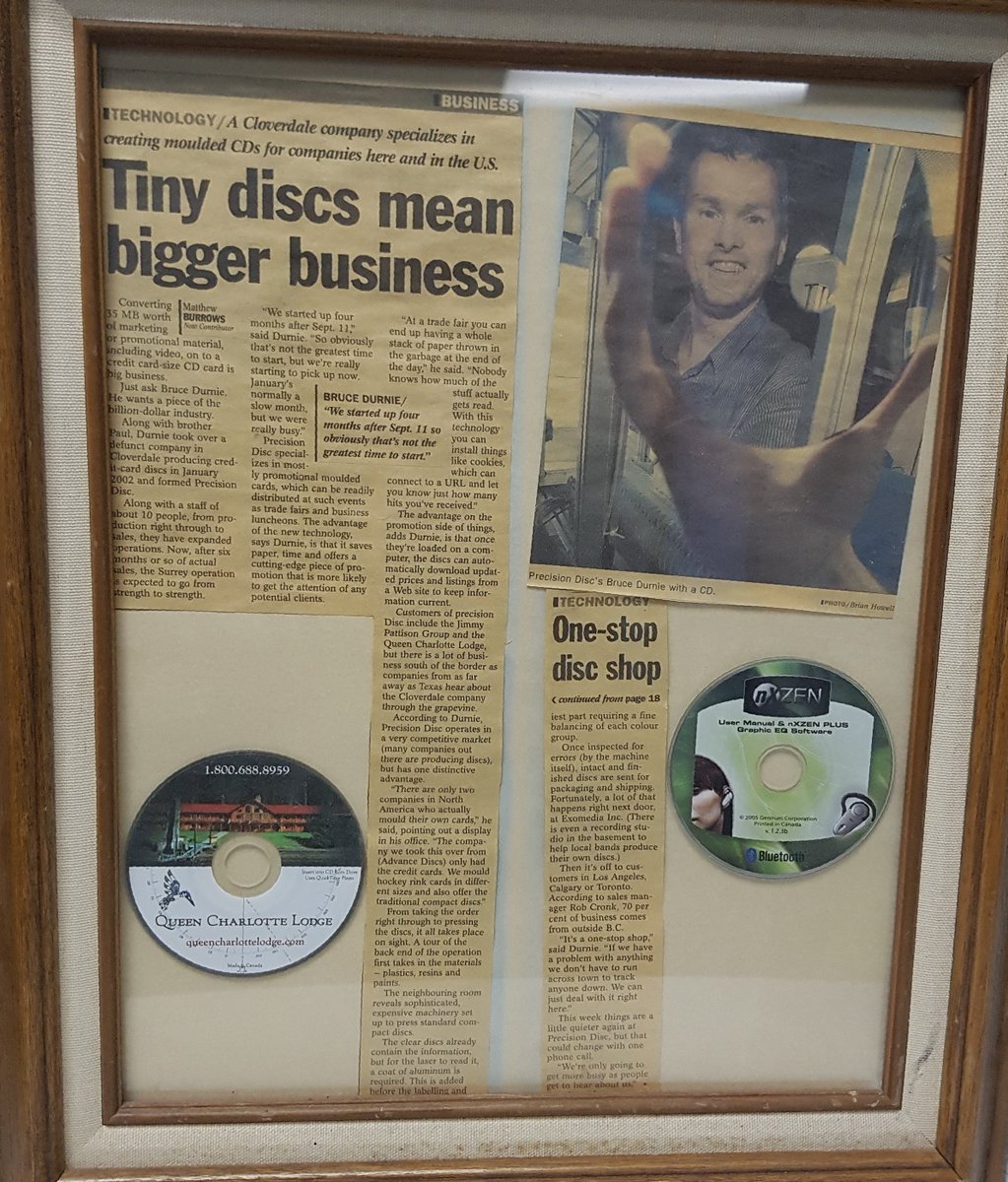 PrecisionDisc's tweet photo. TBT to that time we were in The Langley Advance Newspaper!
.
.
.
#TBT #precisiondisc #PrecisionDiscVIP #music #musician #diecutting #digipak #ecosleeve #cd #cdpackages #cdduplication #cdreplication #madeincanada #surreybc #customprinting #highendprinting #hpindigo https://t.co/Zy1T30JTVs