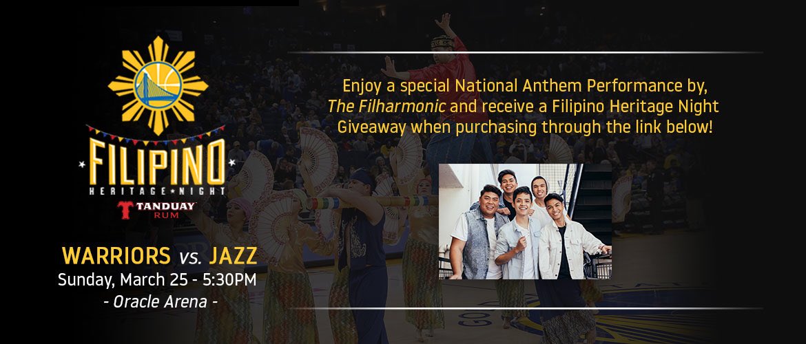 TheFilharmonic's tweet photo. excited to be performing the National Anthem at the @warriors game! Sunday, March 25th at Filipino Heritage Night - see ya there! #dubnation https://t.co/yGyHPdyQzn https://t.co/B79dUnHQXd