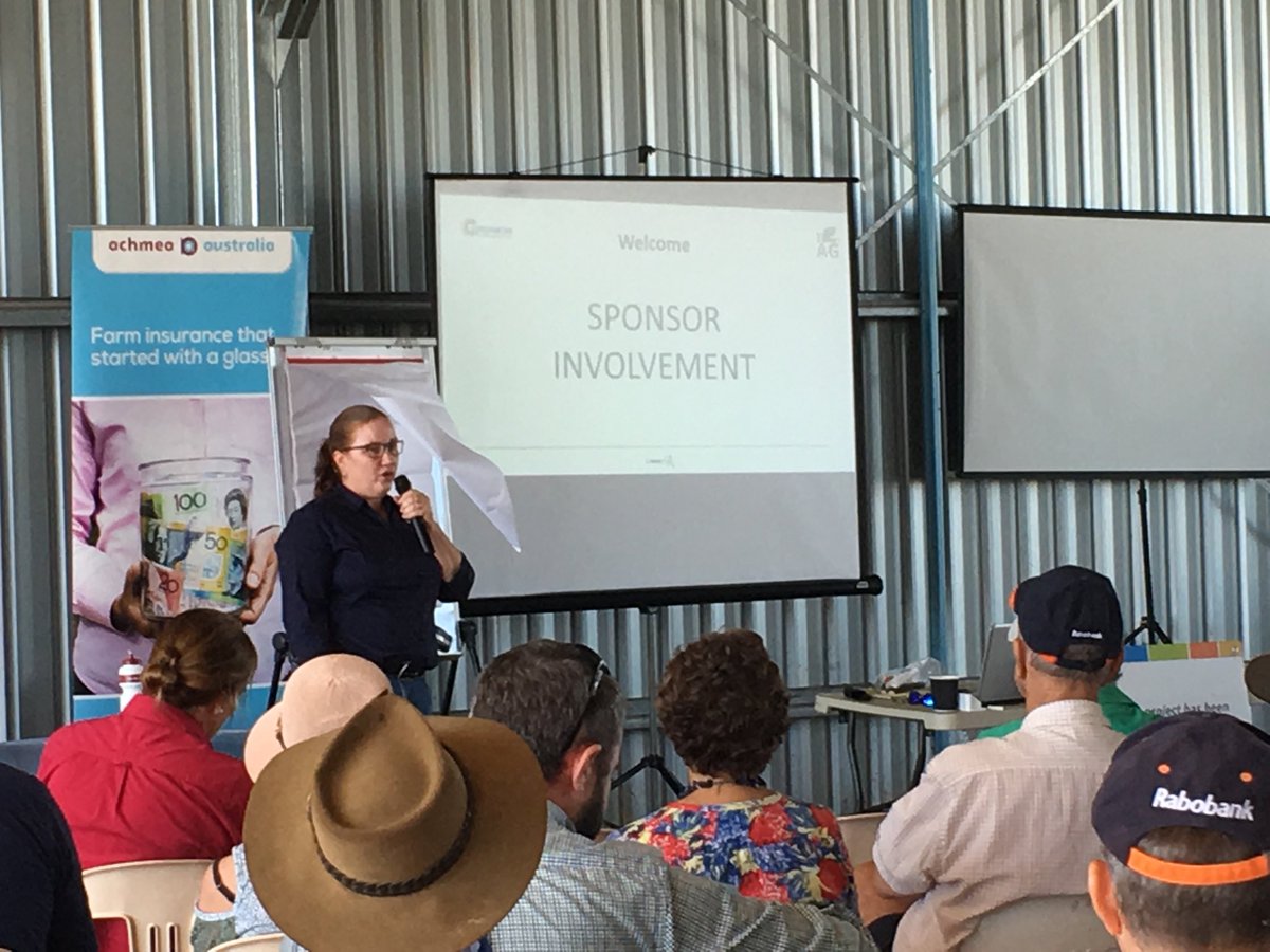 FarmExtension's tweet photo. Muckadilla Top Crop Field day - thanks Rhonda for a great program https://t.co/0WubYsjYf7