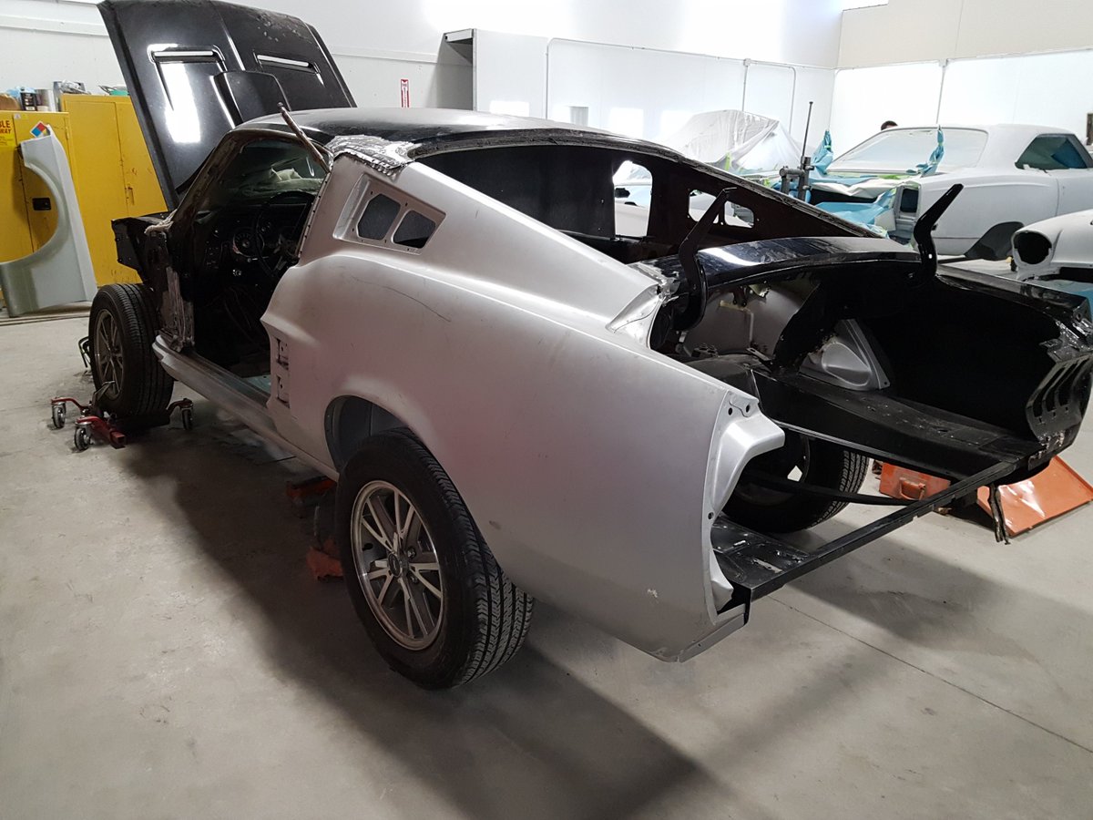RadicalRods's tweet photo. More cutting and chopping 67 mustang getting new skin https://t.co/1vfp6OD97M
