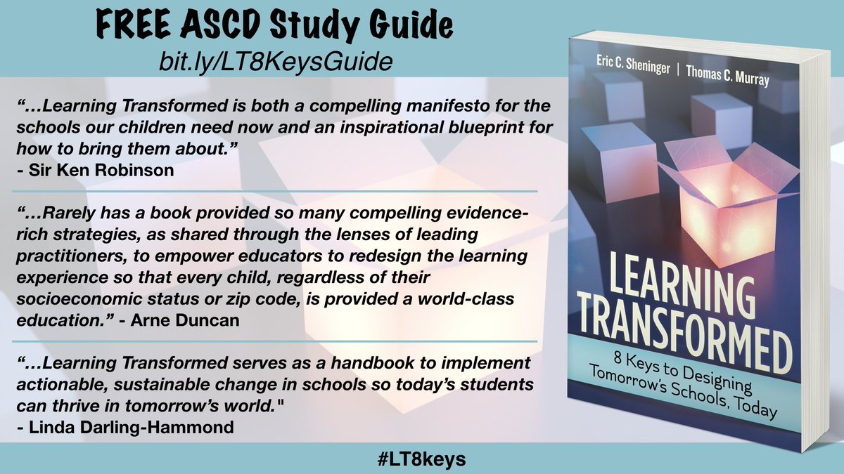 thomascmurray's tweet photo. Learning Transformed, my @ASCD book with @E_Sheninger, comes with a FREE study guide, seen here: https://t.co/cdzc6fL98M #CTLatCSUN #CUE18 https://t.co/KEsYoCAYgf