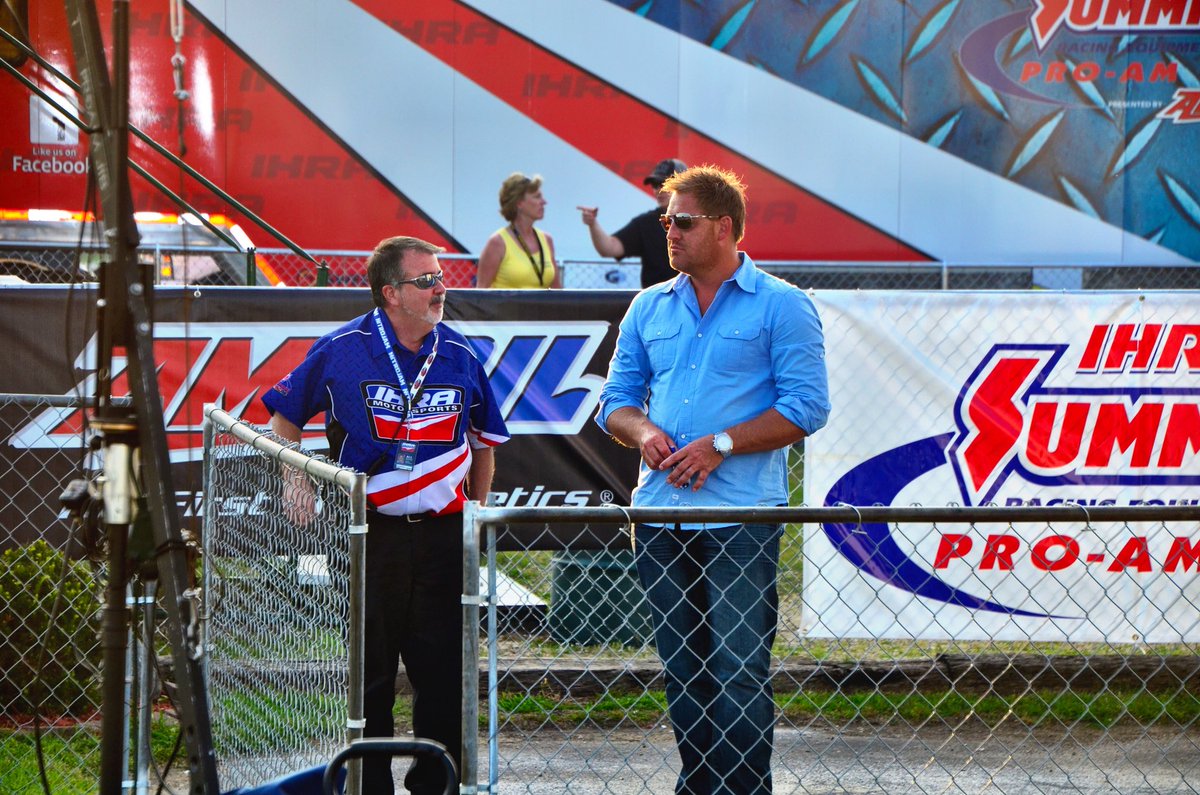 tpglive's tweet photo. #TBT to 2014.... long before @msgstrategy, partners @jmrittenberry and Scott Gardner were bringing back the @IHRA and national events at IRG Sports + Entertainment #ihra #msgstrategy #longtimefriends #motorsports #dragracing https://t.co/g2jE9L7jHV