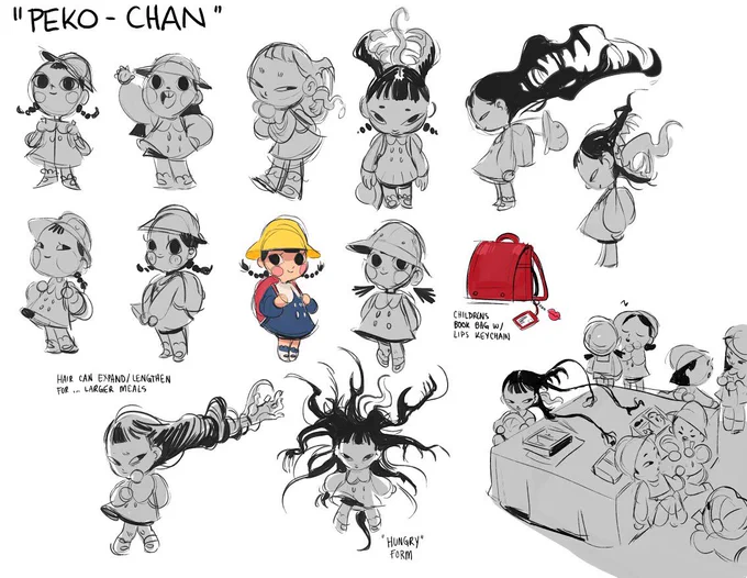 With help from Euka, I decided to name her Peko-Chan, which is the sound word for your stomach grumbling with hunger ? 