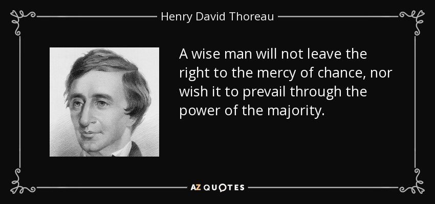 #WhyIShouldVote "A wise man will not leave what is right to the mercy ...