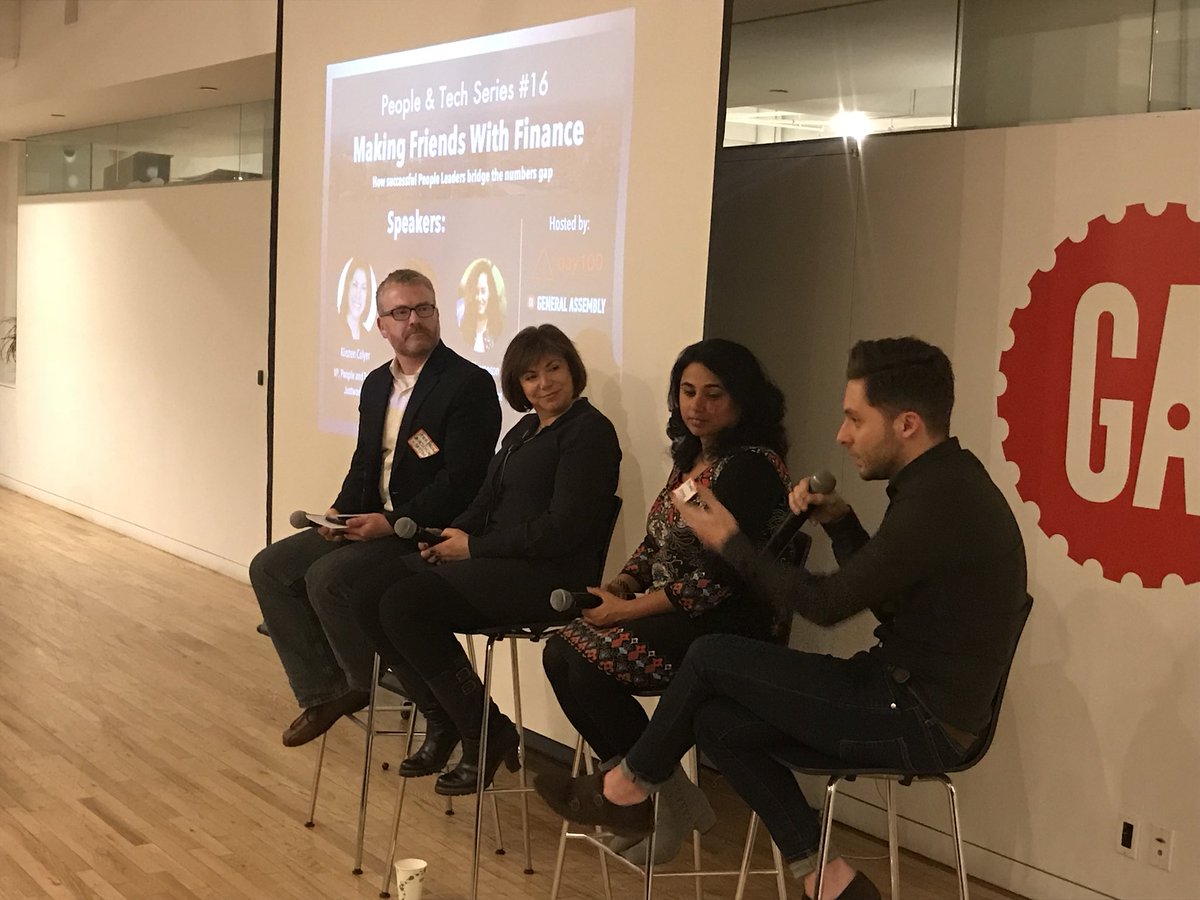 Ilyausorov's tweet photo. So excited to hear from People Leaders from @JustworksHR @sizmek and @Axiom_Law! The conversation about how finance and people can best collaborate is way overdue. Missing our friends from @TheMuse!
#People&amp;TechSeries https://t.co/lERRqz8Gtm