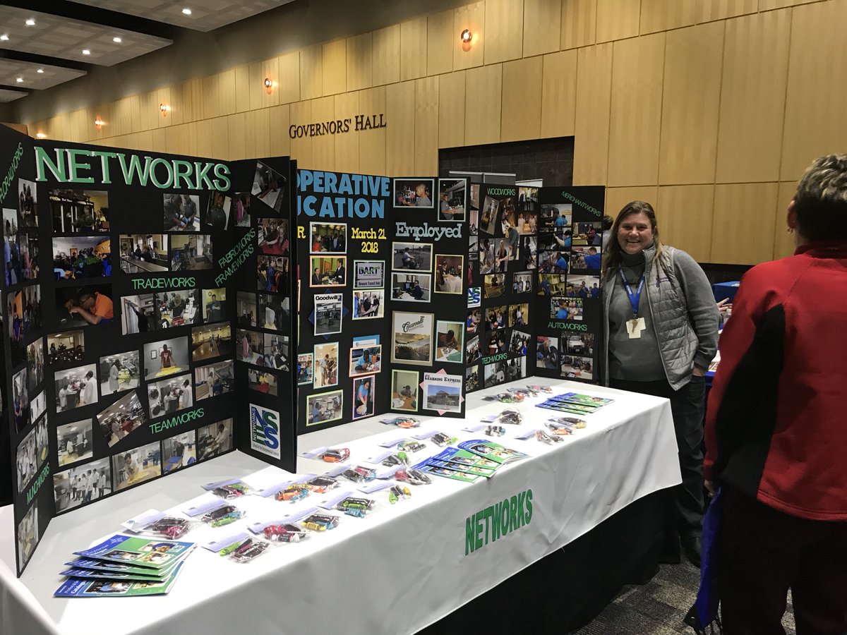 ChristinaK12's tweet photo. Stop by #Networks table at the New Castle County Transition to Adult Life Fair to learn about the different programs Networks offers. #Etchworks #Copyworks #Autoworks #Floralworks and more! https://t.co/WXJq3lnGBh