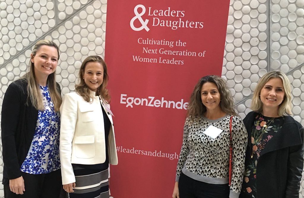 Thank you @EgonZehnder so excited to be here! #LeadersAndDaughters