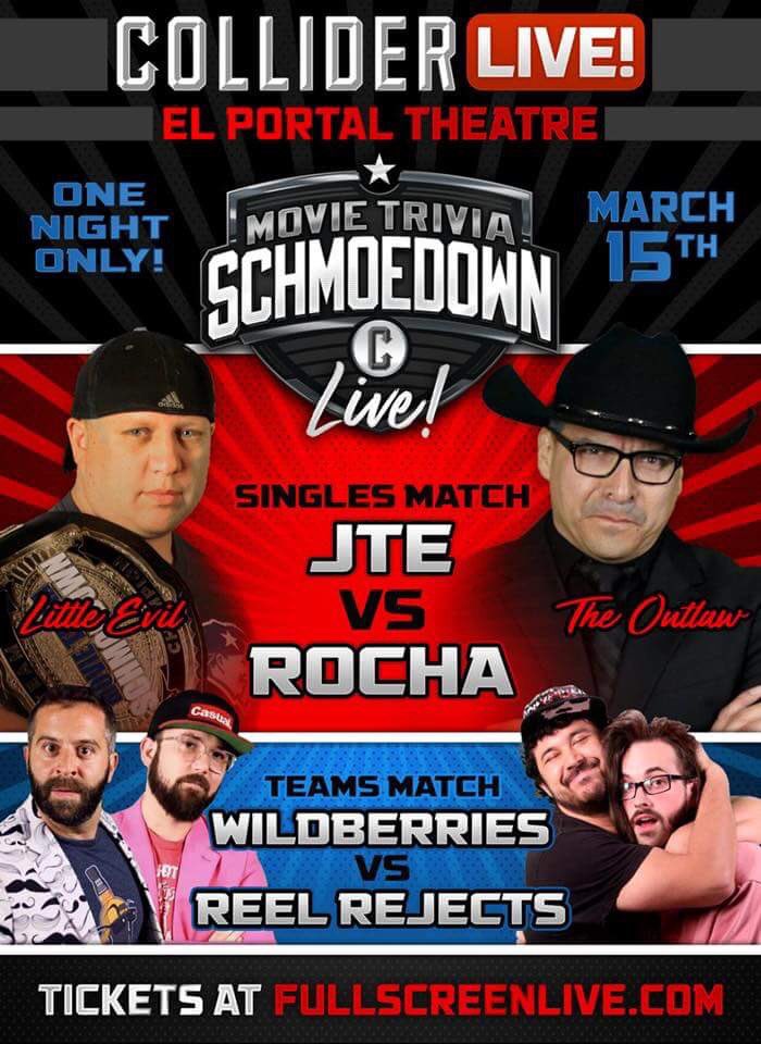 ColliderVideo's tweet photo. #TONIGHT: The #SchmoedownLive Battle is going down! We will be covering the event over on our Instagram, follow us over there: https://t.co/uYpfXCKskW https://t.co/GWk4Yt924U