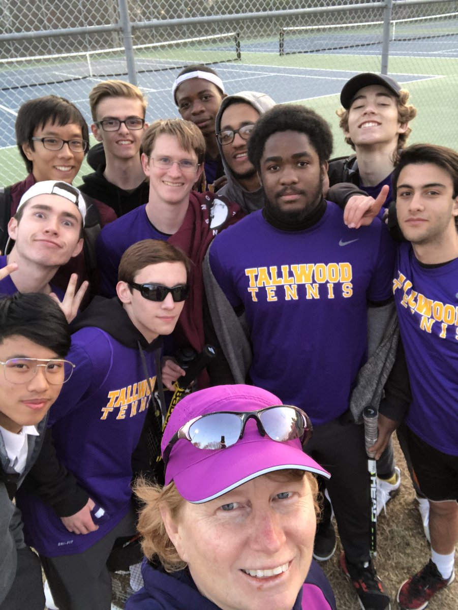 Tallwood Boys Tennis. Let the season begin. #LionTennis #TennisFun #LionsA mazing