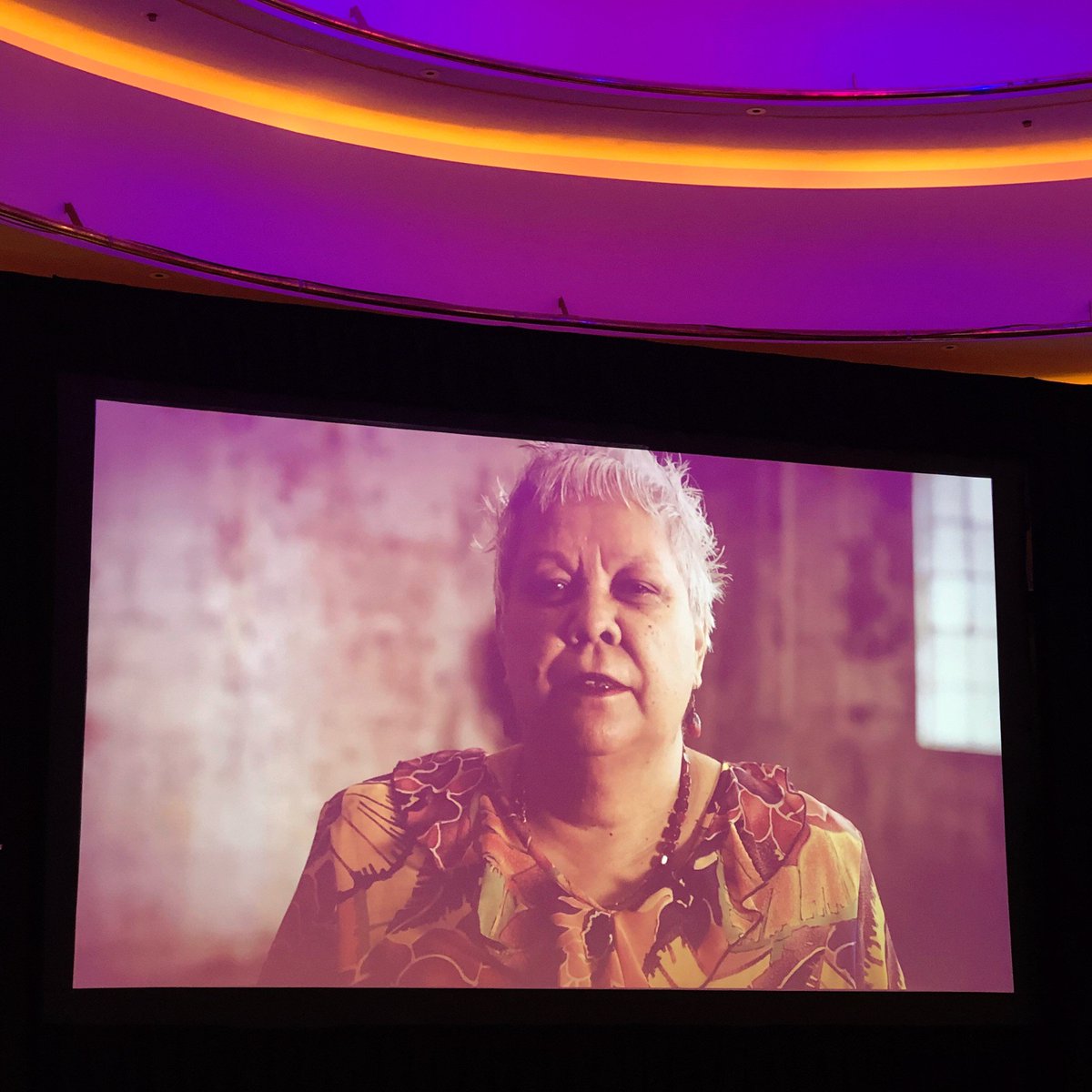 RANZCOeyedoctor's tweet photo. Day two of the #CTGV2018 Conference, Keynote speaker Dr Jackie Huggins from the National Congress of Australia’s First Peoples opened with a message of achieving self determination and that decision makers should “do things with us not to us”. #redfernstatement #closethegap https://t.co/uzuGZL298g