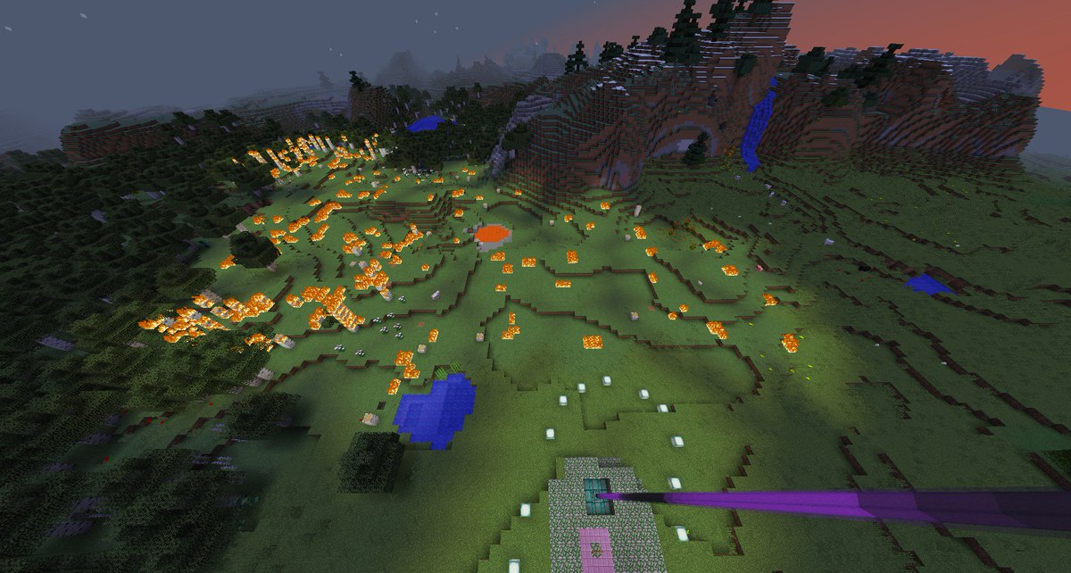 Jragon014's tweet photo. Is it just me, or are forest fires EXTREMELY efficient in the new snapshots? https://t.co/LZ5nOcK1jY