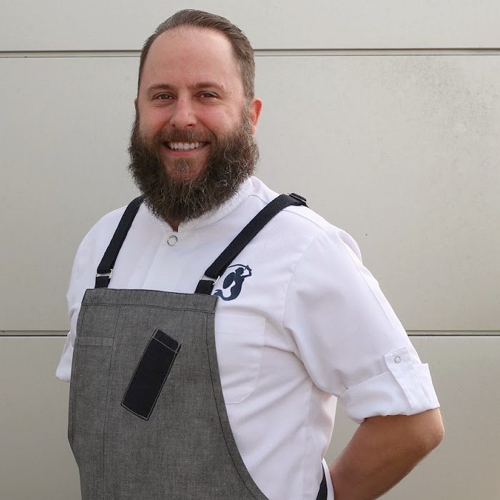 CaraGoldsbury's tweet photo. Amazing meal at Guild in Austin last night. And our son Ben D Savage just happens to be a part of their super team. @Guild_Austin #AustinDining #GuildRestaurant https://t.co/8LNMFpvTnZ