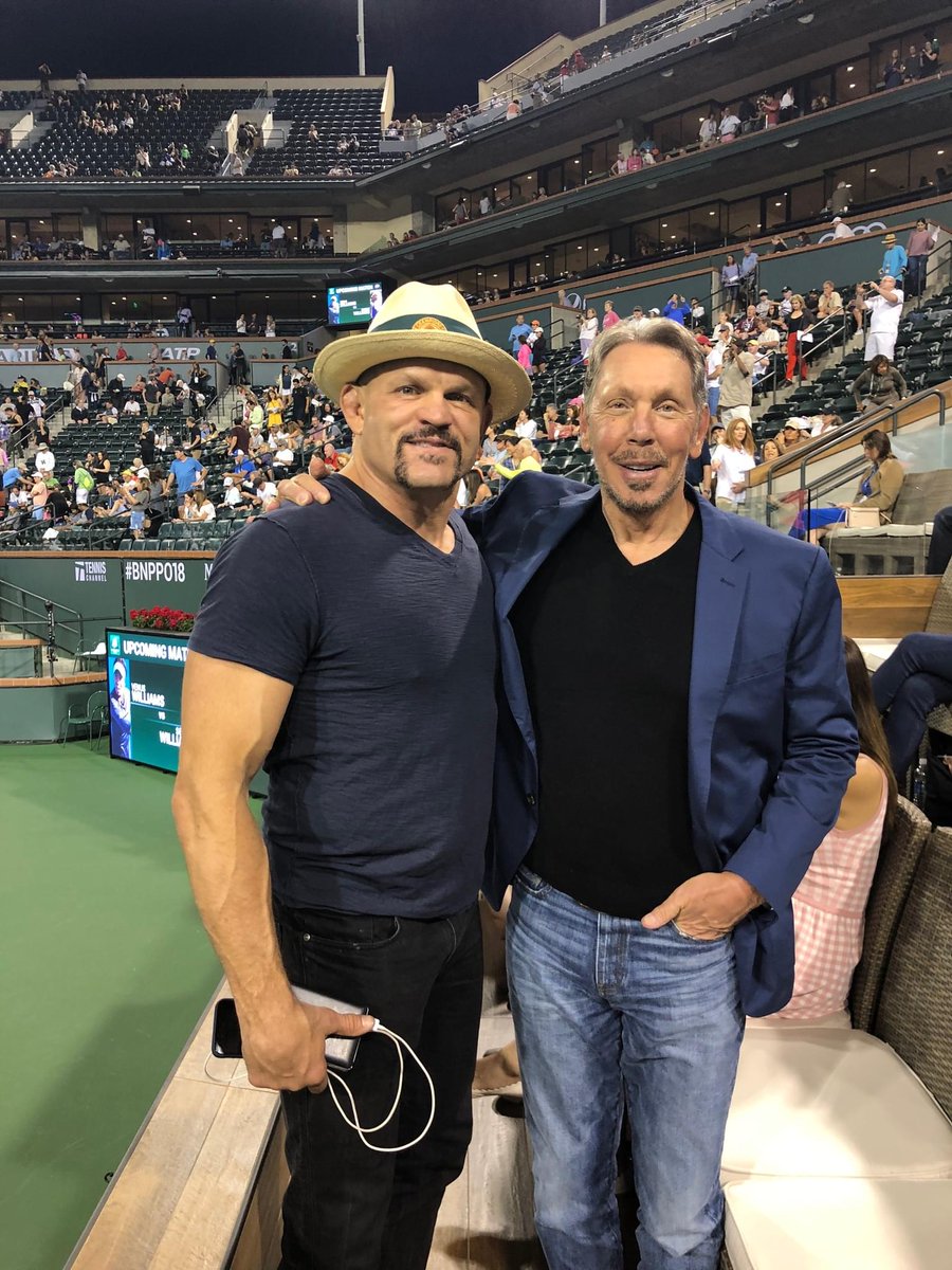 Oracle (@oracle) on Twitter photo Couple of champions courtside at <a href="/BNPParibasOpen/">BNP Paribas Open</a>: <a href="/UFC/">UFC</a> Hall of Famer <a href="/ChuckLiddell/">Chuck Liddell š„¶</a> & <a href="/LarryEllison/">Larry Ellison</a>. Couple of champions courtside at <a href="/BNPParibasOpen/">BNP Paribas Open</a>: <a href="/UFC/">UFC</a> Hall of Famer <a href="/ChuckLiddell/">Chuck Liddell š„¶</a> & <a href="/LarryEllison/">Larry Ellison</a>.