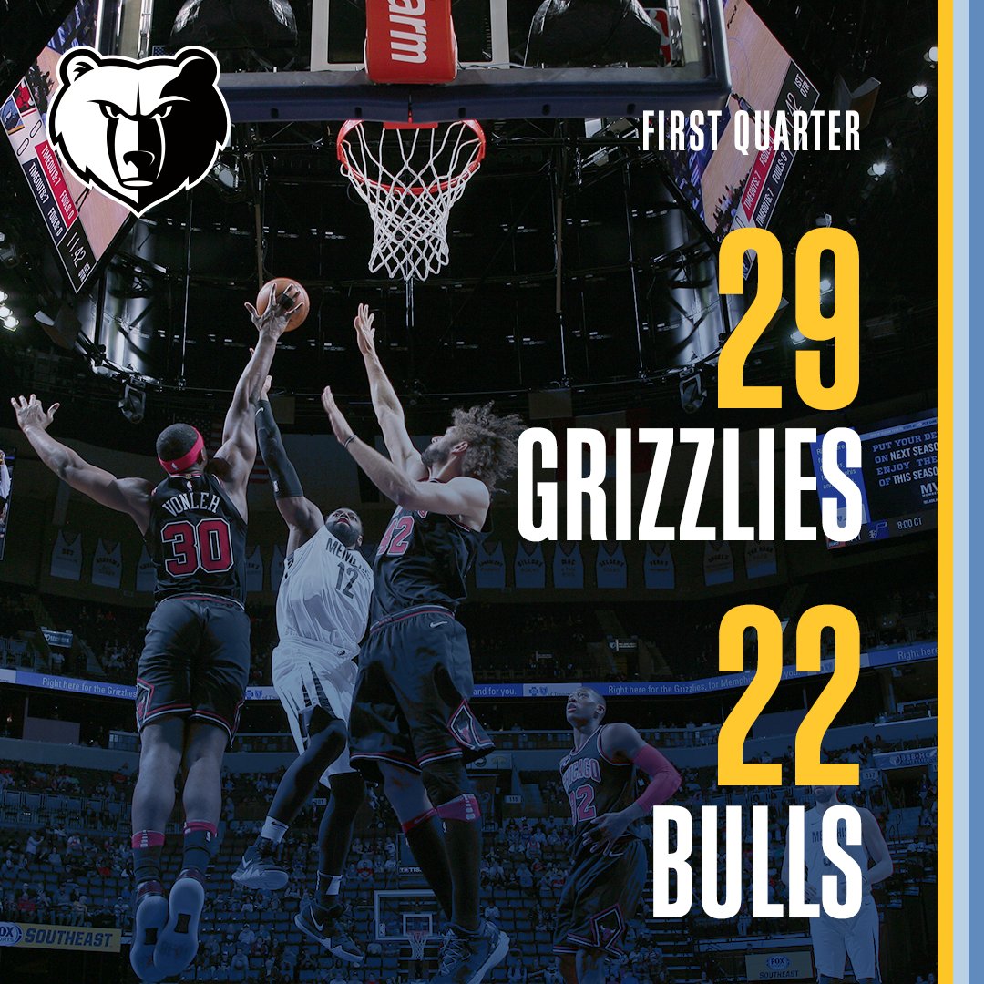 DB's leading us with 13 points in 9 minutes!   #MEMvCHI https://t.co/dS04Urg0qR