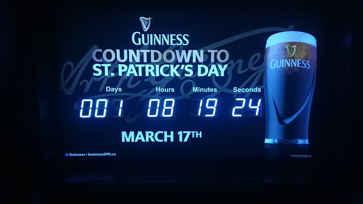 Gearing up for Paddy's Day! Guinness? Check! SWAG? Check! Extra staff? Check! Music? Check! Go to m.facebook.com/theblackclover… for more details.