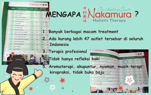 Masih Ragu Dengan Terapi Nya Nakamura?Takut Kalau Terapi Nya Ga Enak?
Tempat nya kurang nyaman?
Ayo patahkan keyakinan mu dengan datang langsung ke Nakamura Ambon yg ber Alamat
 Jl.Philip Latumahina SK 5/7 Ambon

Info &amp; Reservasi
0911-345557