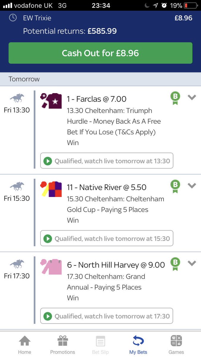 FreeTipsForYou7's tweet image. EW Trixie with Native River as a back up to Our Duke ground suits Native River perfectly