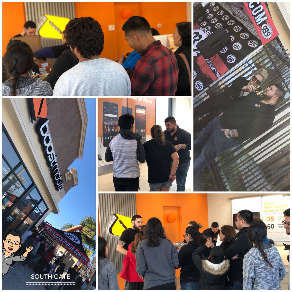 Great crowd from today's radio event <a href="/Jetwirelessgrp/">Jet Wireless Group</a> in South Gate with #RadioCentro93.9 #BoostMobile #TaxSeason