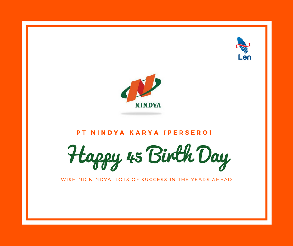 Happy 45th Birthday, Wishing <a href="/nindyakarya/">PT Nindya Karya</a> lots of success in the years ahead

#LenIndustri