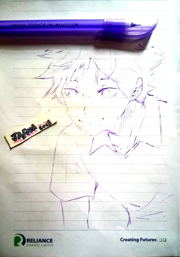 jafnadraws's tweet image. #initialsketch of #haikyuu #anime #pensketch #animefanart #haikyuufanart #illustrations #animeart #animedrawing #art