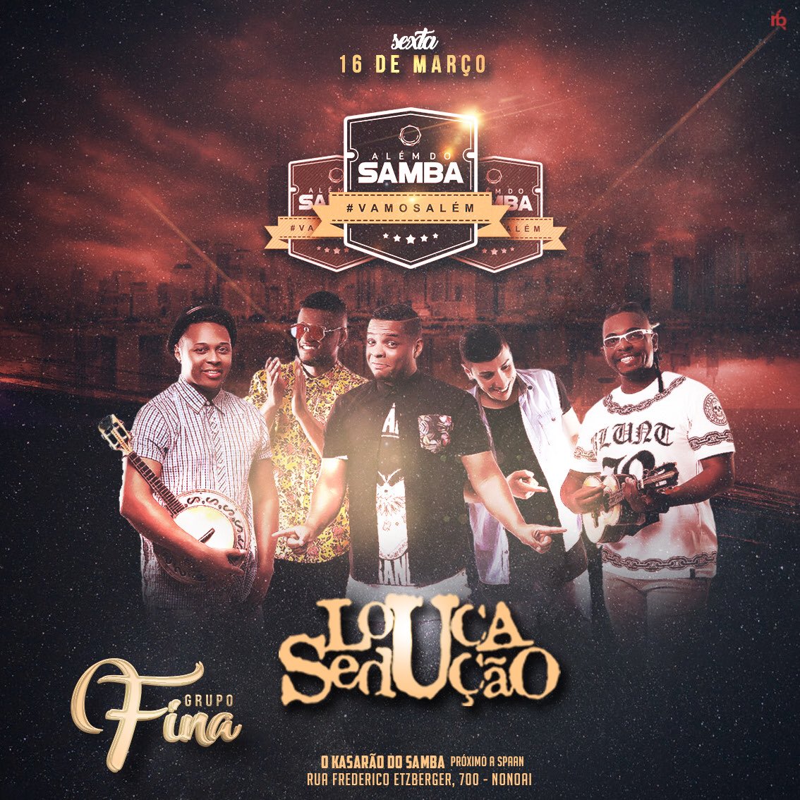 grupofina1's tweet photo. Logo mais... Qualidade no nosso Pagode... Grupo Fina e @grupolouca a partir das 23:00 no Bairro Nonoai (Atrás da Spaan) ALÉM DO SAMBA - GRUPO FINA E CONVIDADOS https://t.co/L8xCnFMEnE