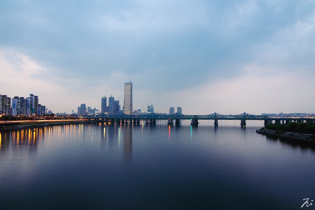 Although ‘강’ ‘산’ mean “river&mountain” separately, put together it refers to the scenery/landscape of the nature. Korea’s landscape is identified by lots of beautiful mountains&rivers. ‘강산’ also appears in the Korean national anthem -“3000 Li of splendid rivers and mountains’