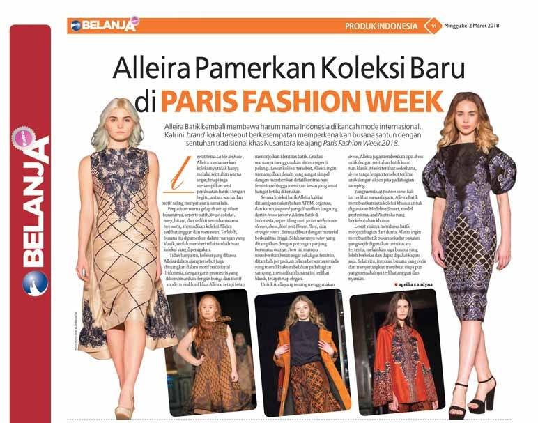 AlleiraBatik's tweet photo. Sincere Thanks to @MNCkoranSINDO 
#alleirabatik #sindo #collection #orientexpress #fashionbatik #instalike #instalook #instagood #instamood #instadaily #stylebatik #websta #cnycollection #webstabatik https://t.co/au49UV2ofW