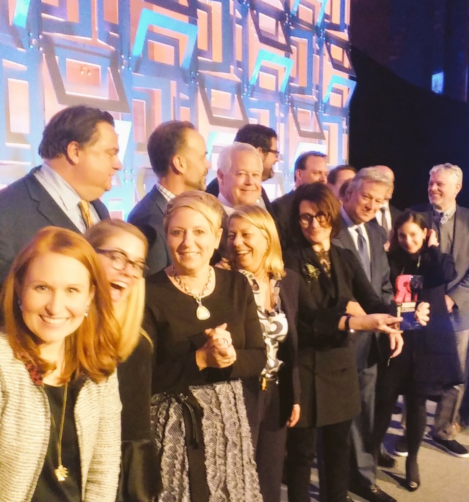 Capping off a great night on stage at #prweekawardsus with a win for Agency of the Year! Thank you <a href="/PRWeekUS/">PRWeekUS</a> for this honor.