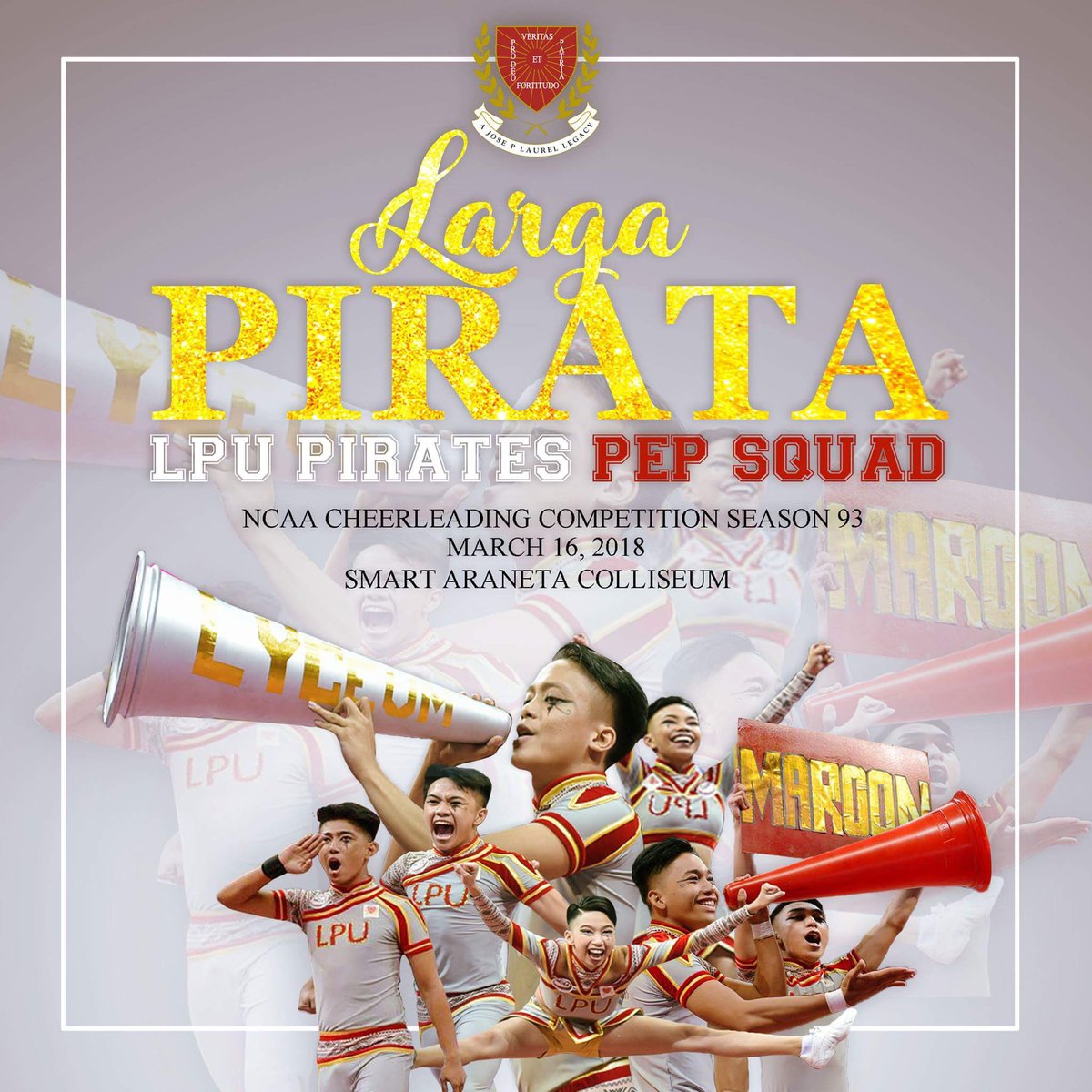 LPUpepsquad's tweet photo. This is it! Let's Go Pirates!

#ForeverStrong
#ShineThisSeason93 https://t.co/4vJzOTEGtq