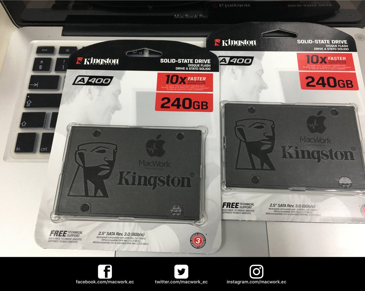 macwork_ec's tweet image. Tu computador 10x veces más rápido, discos de estado sólido en stock. Visitanos !