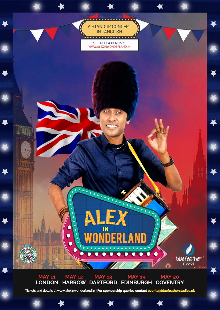 bfstudios_uk's tweet photo. Happy to bring the uber talented @ILikeSlander  to the UK with his rib tickling muscial comedy 'Alex in Wonderland'. 
Get ready for a laughter ride to his wonderland!
Tickets at https://t.co/34Zvj3IKyC
#alexinwonderland #uktour #sellingfast https://t.co/g0L5nNR2iL