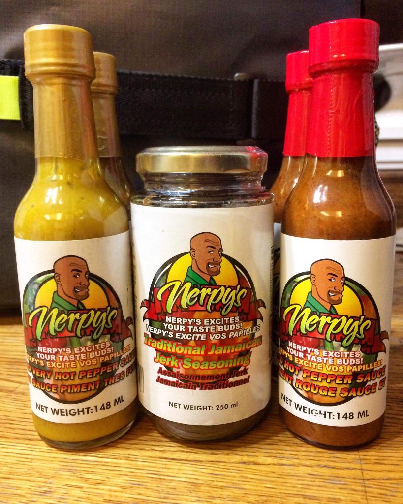nerpys's tweet photo. #Nerpys #hotsauces &amp; #Jerkseasoning are now in @KensingtonMkt @BlueBananaMarkt 250 Augusta Ave. #Toronto #NiceItUp! https://t.co/JrB2OXZedq