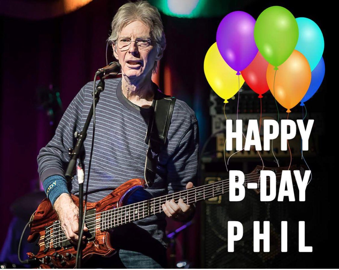 A very happy birthday to Phil Lesh and can t wait to see him Saturday!!!  