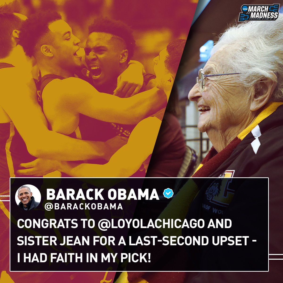 MarchMadnessMBB's tweet photo. He called it 👏 https://t.co/J3xlR131gX