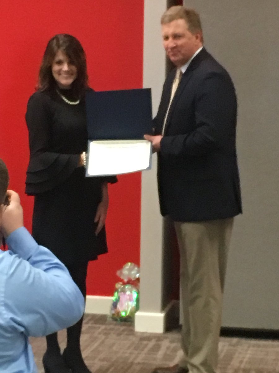 OESTribe's tweet photo. Congratulations to Mrs. Jinks and Mrs. Cunningham. Teacher of the Year and JSU Hall of Fame recipients. Awesome educator. https://t.co/0Y7KtFLtZ8