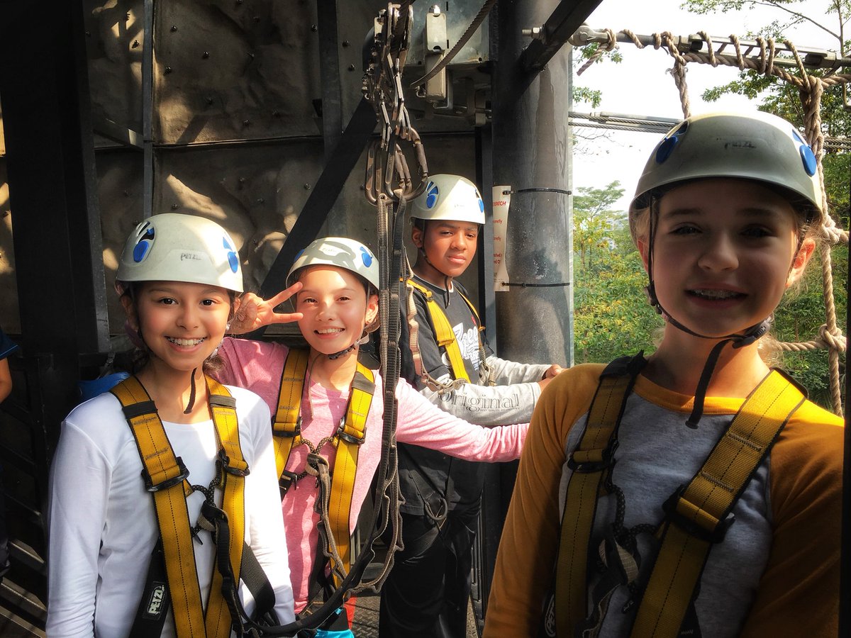 SaraKThompson's tweet photo. A fun morning up in the treetops  at @SAFRAsg in #Yishun #treetops #adventure @GEMS_Singapore #weekwithoutwalls #incountryprogram #fieldtrip #GEMSinspire https://t.co/FHlQEDeJOW