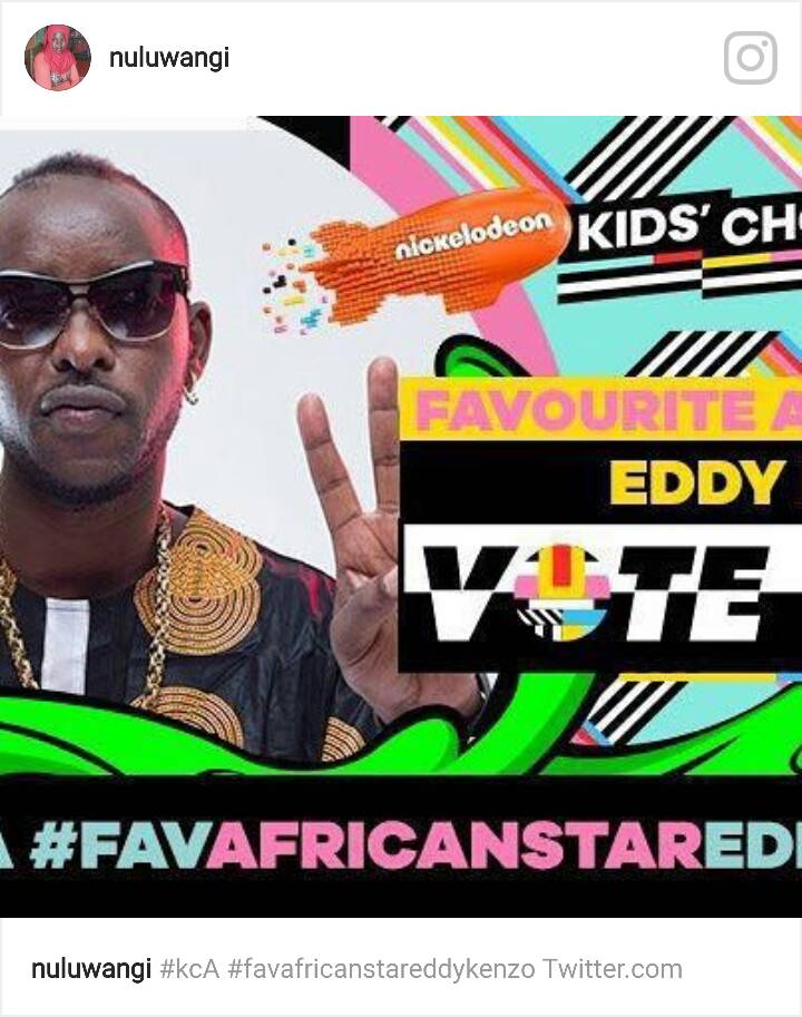 hamRoyal56's tweet photo. It takes a second to vote #KCA #FavAfricanStarEddyKenzo https://t.co/zWVyXJrSiB